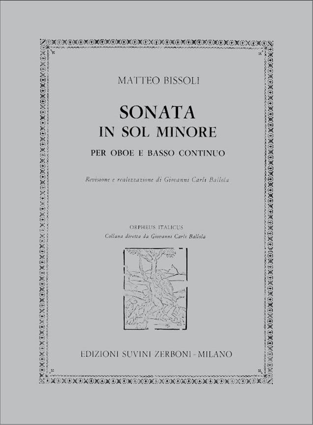 Sonata in Sol Minore Per Oboe E Basso Continuo